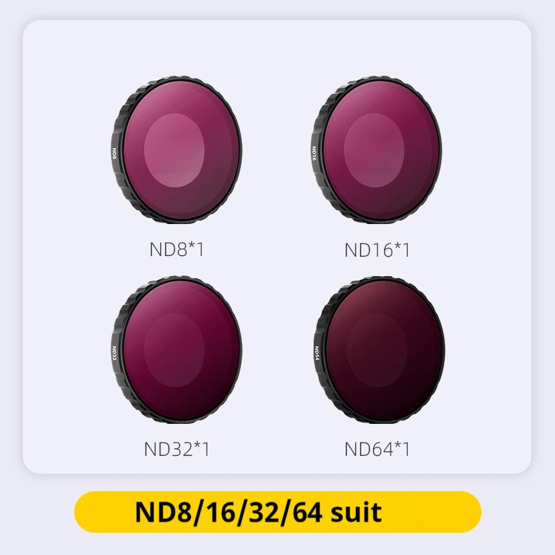 DJI Osmo Action 5pro/4 Filter Set CPL ND8/16/32 Nano Coated Filter Set Action4 Nd Lens Suitable for DJI Camera Accessories