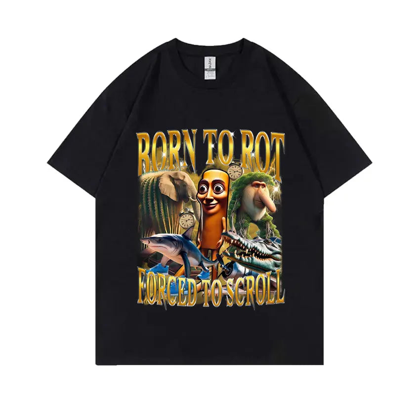 Italian Brainrot Funny Meme T-shirt Tralalero Tralala Tung Tung Tung Sahur Brr Brr Patapim Bombardiro Crocodilo Graphic T Shirts