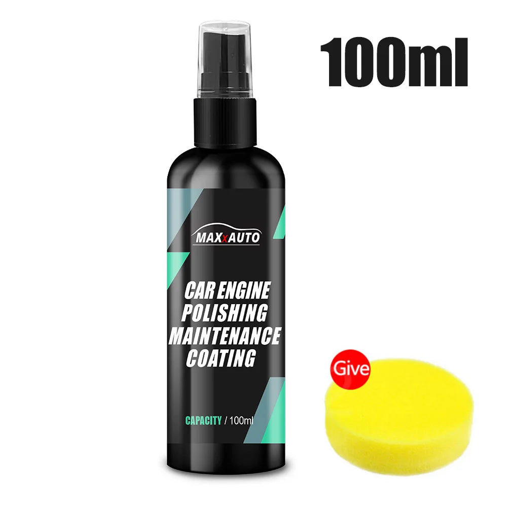 Car Engine Restorer Back To Black Gloss Car Plastic Polishing Parts Restorer - Enhances Shine & Protection Engine Polish Coating