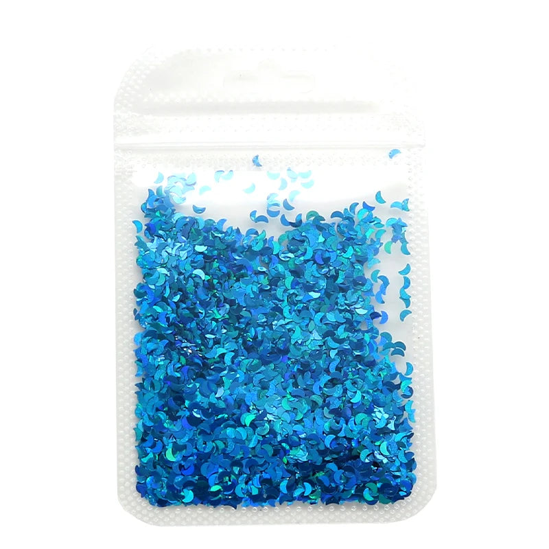 Starstruck Sparkle – Holographic Silver Nail Sequins for Viral DIY Looks