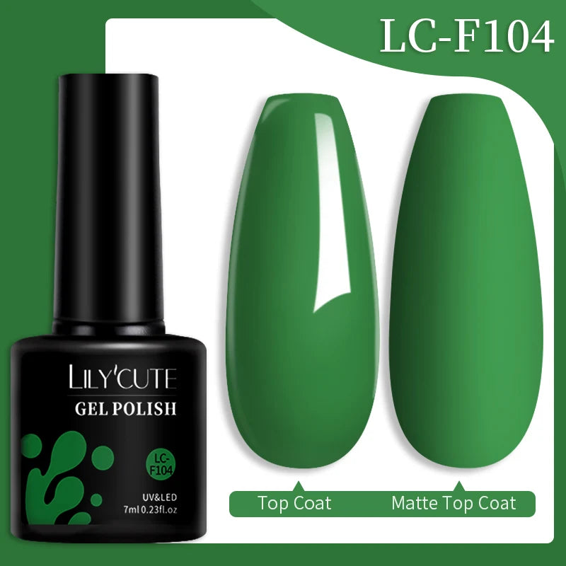 LILYCUTE Color Explosion – 184 Shades of Long-Lasting Gel Polish with Red Glitter Magic