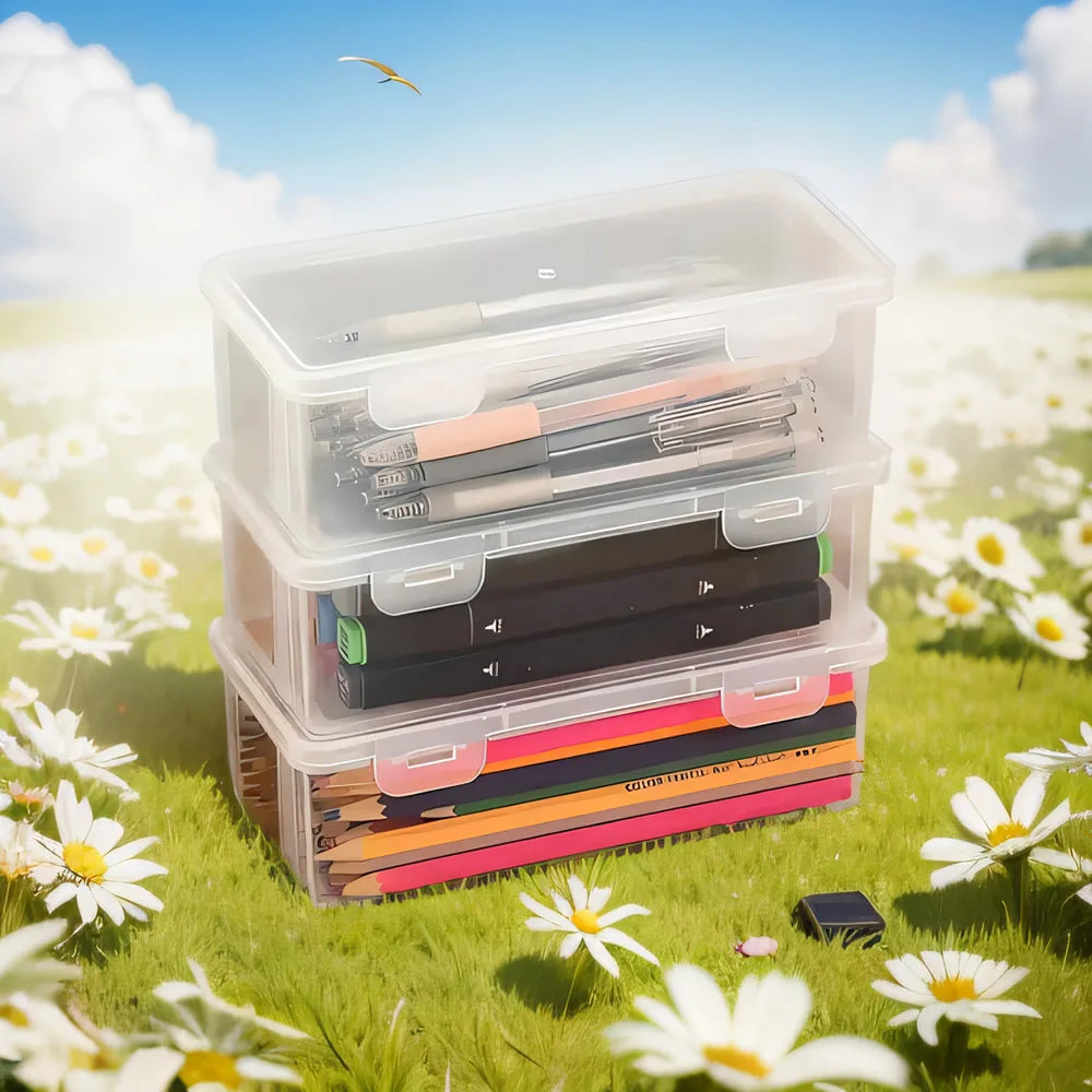 LOLEDE Kawaii Pencil Case – Aesthetic Multi-Compartment Stationery Organizer