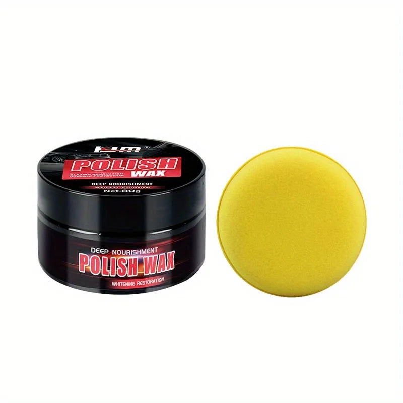 Ultimate Car Care Kit: Crystal Plating Polish, Black Dashboard Wax, Tire Shine & Faux Leather Seat Conditioner