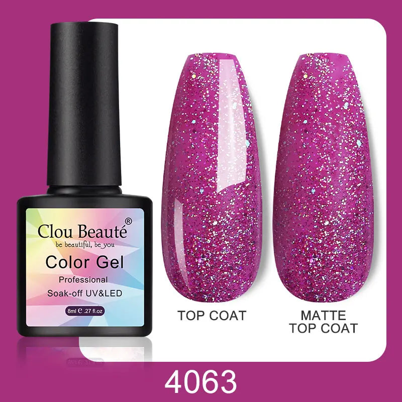 Clou Beaute Color Pop – 8ml Gel Varnish for Bold, Long-Lasting Nail Art (UV/LED Cure)