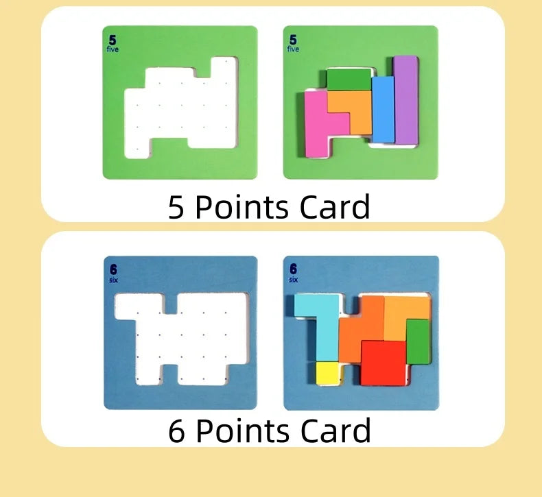 3D Tangram Math Puzzle – Interactive Building Blocks Game for Kids