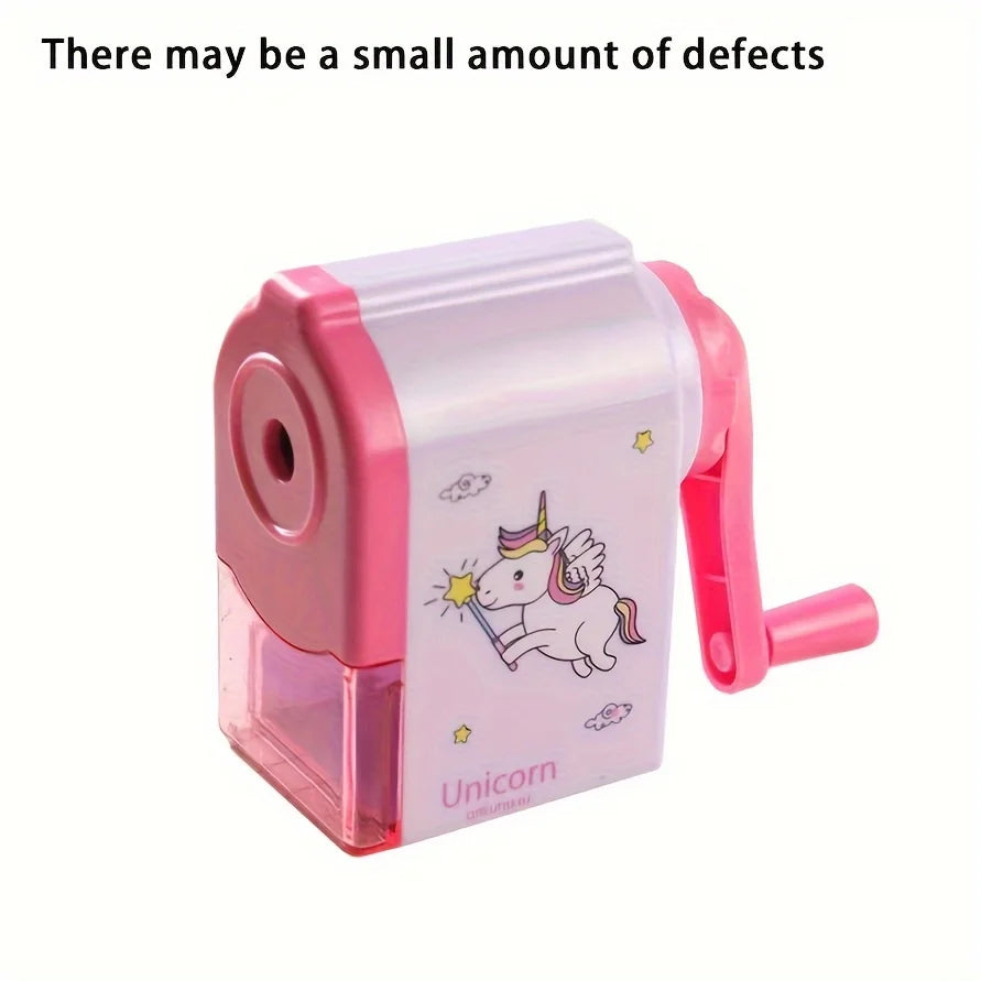 Lytwtw’s Unicorn & Dolphin Mechanical Sharpener – Cute Cartoon Pencil Sharpener for School, Office & Back-to-School Stationery