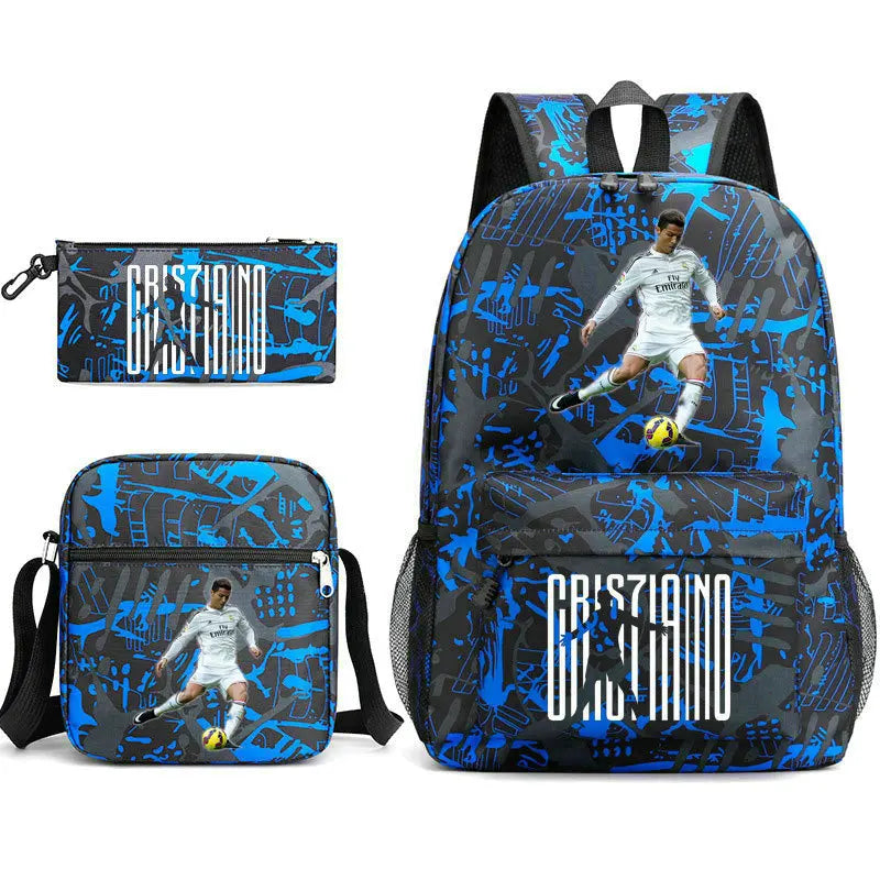 CR7 Triple Pack – Lightweight Sports Backpacks for School, Travel & Play!