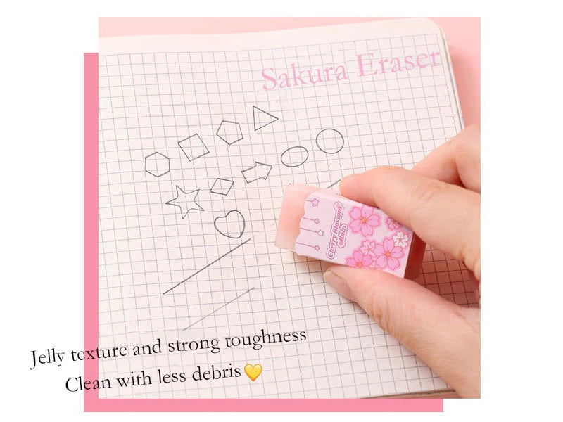 7-Piece Kawaii Korean Stationery Set – Cute Essentials for Students, Office & Study with Souvenir-Style Charm