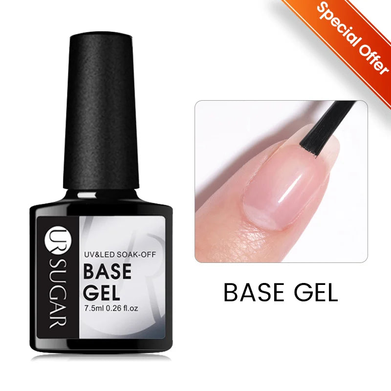 UR SUGAR Jelly Nail Extension Gel – Clear, Nude & Milky White Shades for Chic DIY Manicures