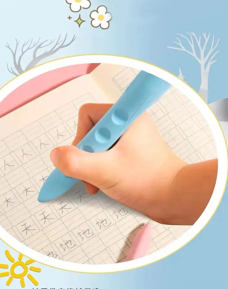 3PCS Oversized Hole Eraser Set – Clean, No-Crumb Rubber for Primary Students & Art Sketching with Smooth Grip Design