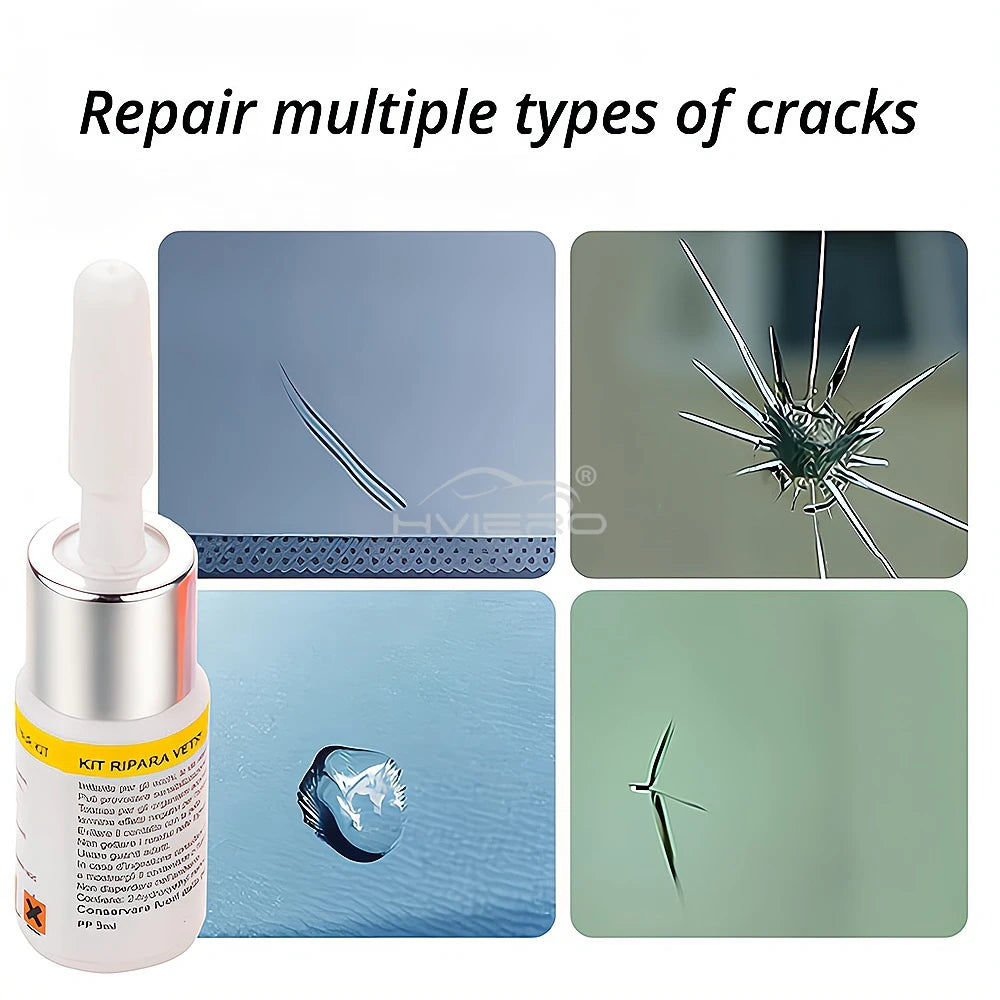 1/4/10X Car Windshield Cracked Repair Tool DIY Window Phone Screen Kit Restoration Curing Glue Auto Glass Scratch Crack Restore