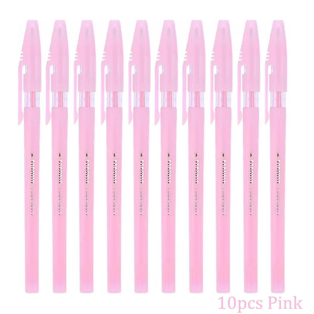 6/10pcs Stabilo Antistatic Ballpoint Pen 808F Liner Smooth 0.38mm Extra-fine Cap Medium Oil Pen Cute Study Office Stationery