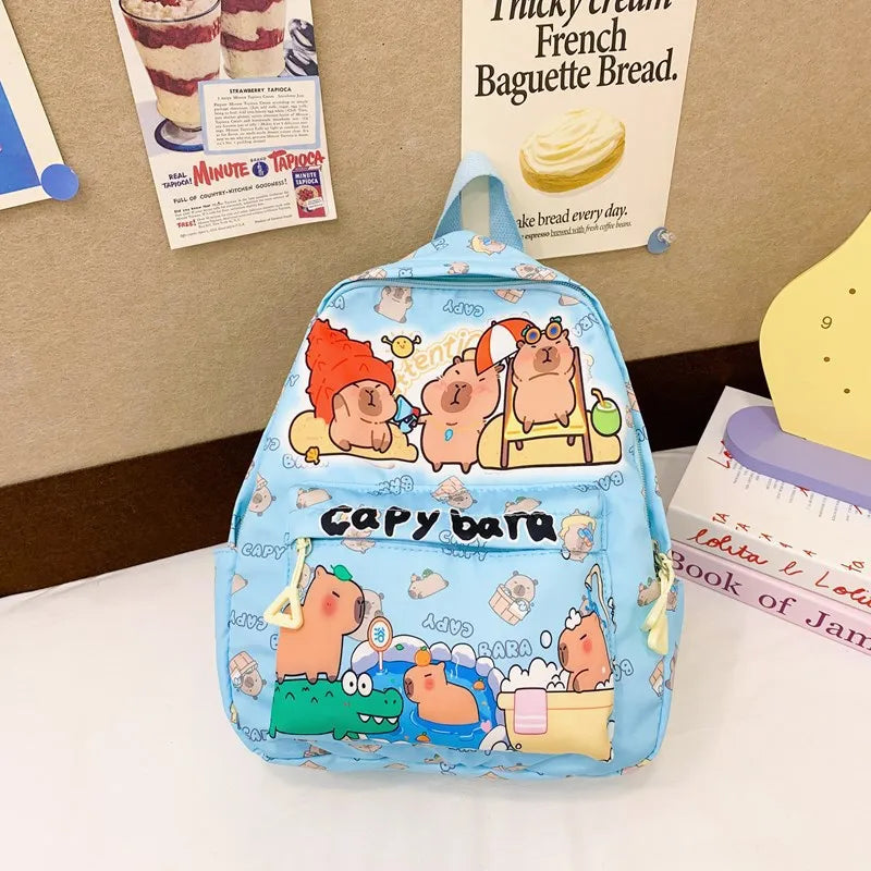 Capybara Breeze Backpack – Ultra-Light Cuteness for School & Play!