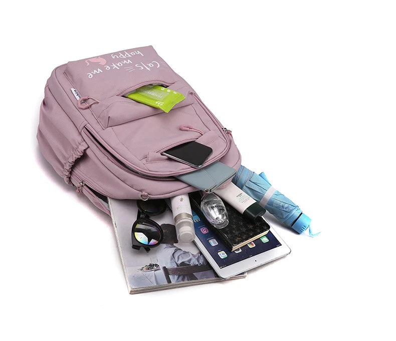 Pink Dream School Bag – Stylish & Spacious Backpack for Girls of All Ages!