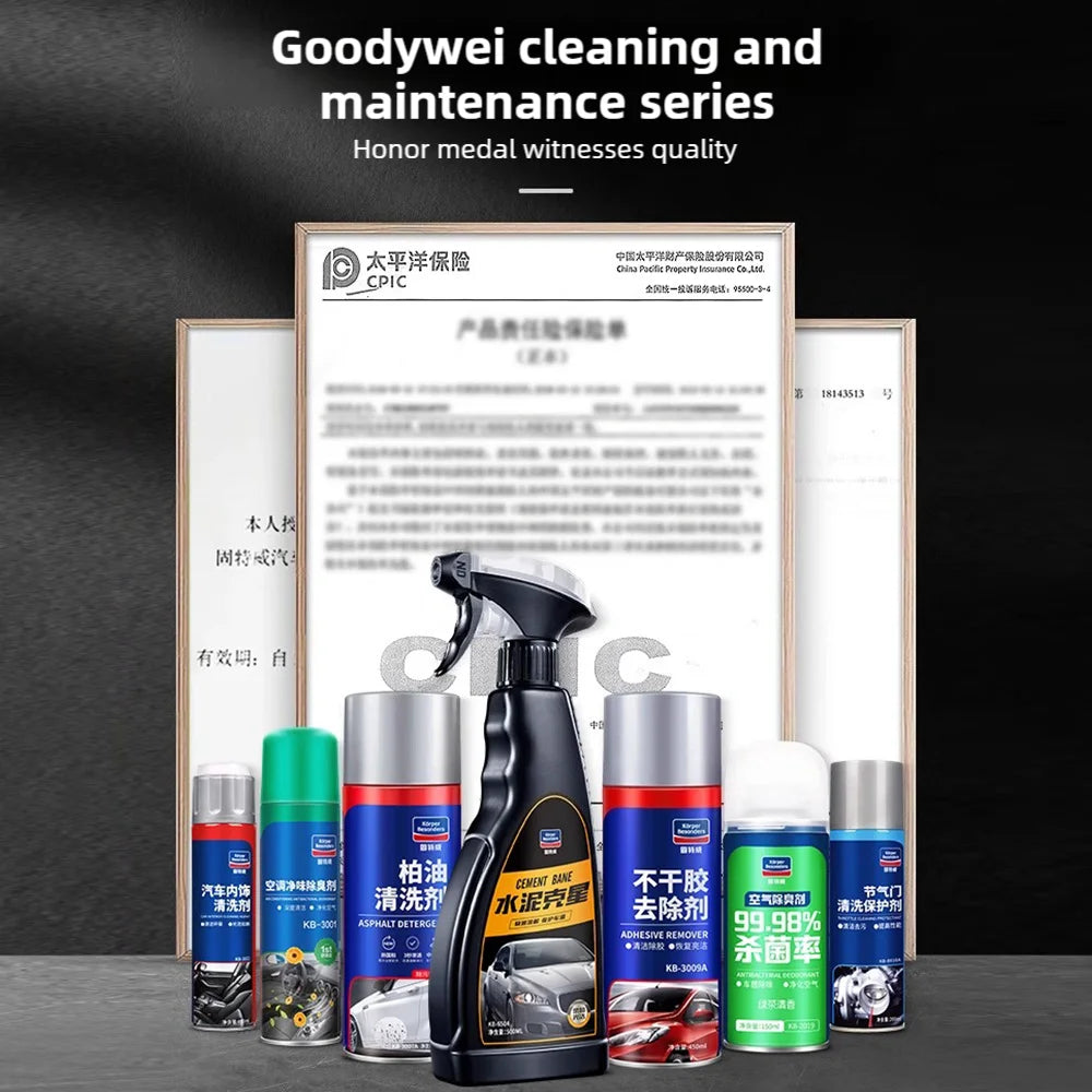 500ml Powerful Car Iron Contaminant Remover Effectively Removes Yellow Black Spots Rust Stains  Paint-Safe Decontamination Clean