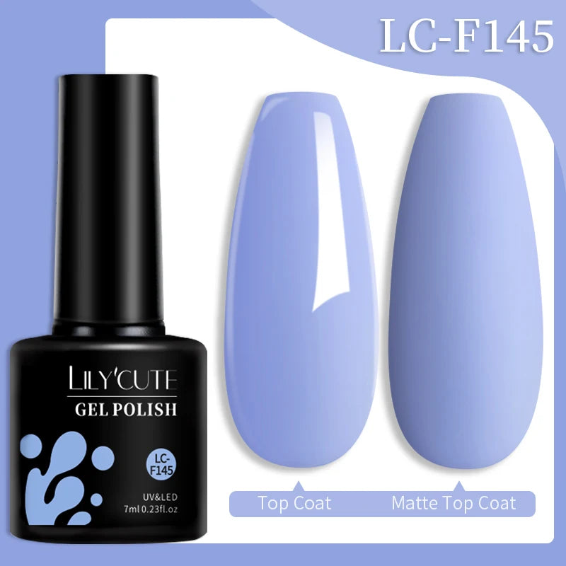 LILYCUTE Color Explosion – 184 Shades of Long-Lasting Gel Polish with Red Glitter Magic