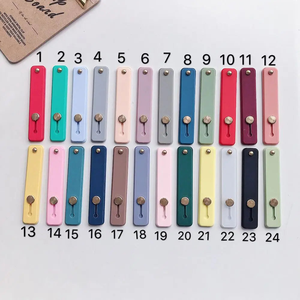 Phone Grip Portable Telescopic Finger Strap Bracket Universal Silicone Phone Finger Ring Holder Grip Stand
