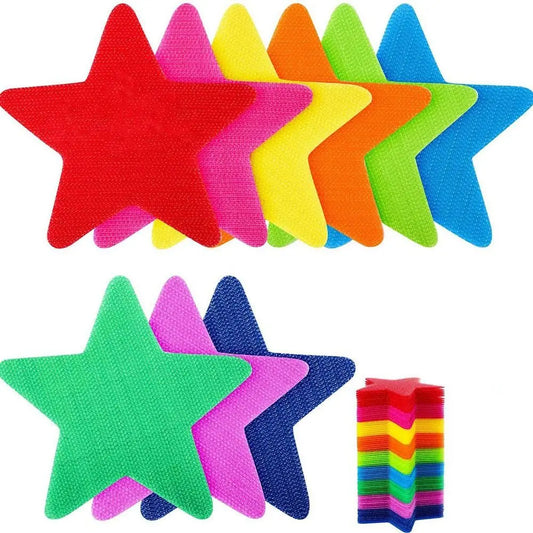 30Pcs Carpet Spot Markers Sit Floor Classroom Spots Circles Spot Marker Colorful Sitting Sticker Classroom Game Sport Teach Tool