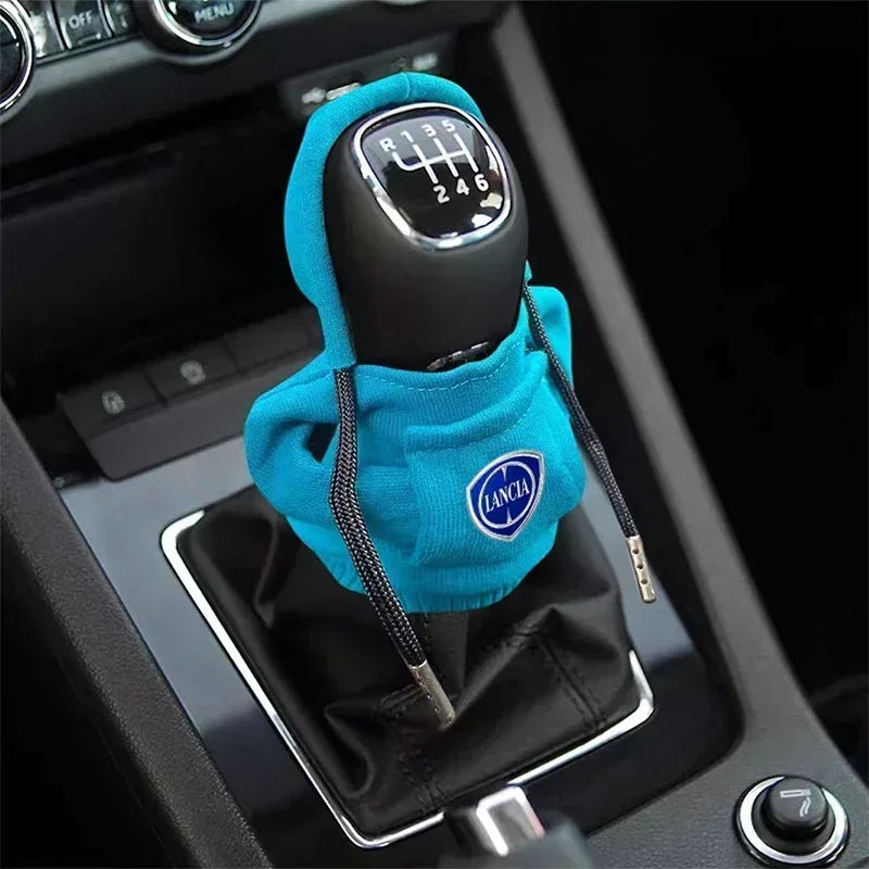 Gearshift Hoodie Car Gear Shift Knob Cover Sweatshirt Change Lever Cover For Lancia Delta Flavia Phedra Thema Thesis Voyager