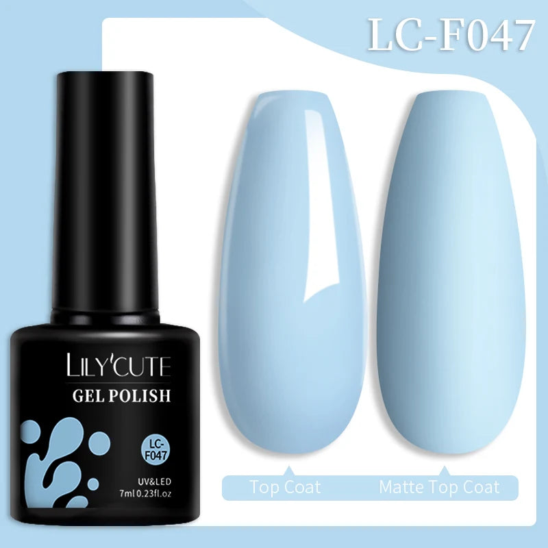LILYCUTE Color Explosion – 184 Shades of Long-Lasting Gel Polish with Red Glitter Magic