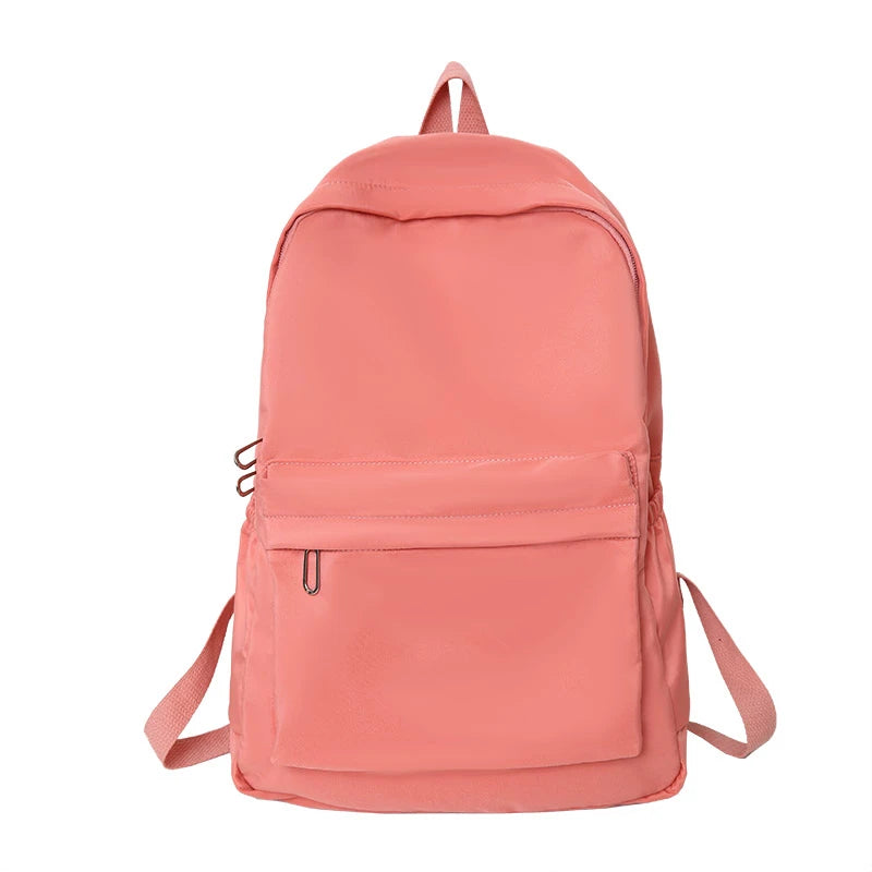 UrbanEase Solid Backpack – Lightweight & Versatile for High School, Travel & Daily Style!