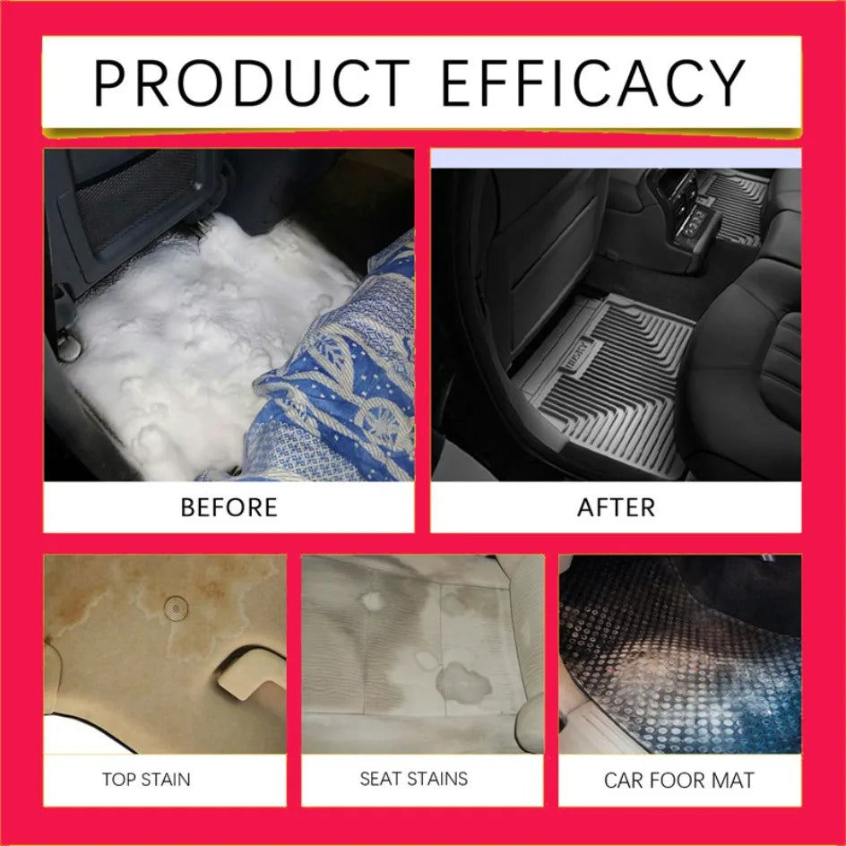 Multifunctional Foam Cleaner Car Interior Stain Removal and Cleaning Leather Seat Home Foam Cleaner Spray Maintenance Wash