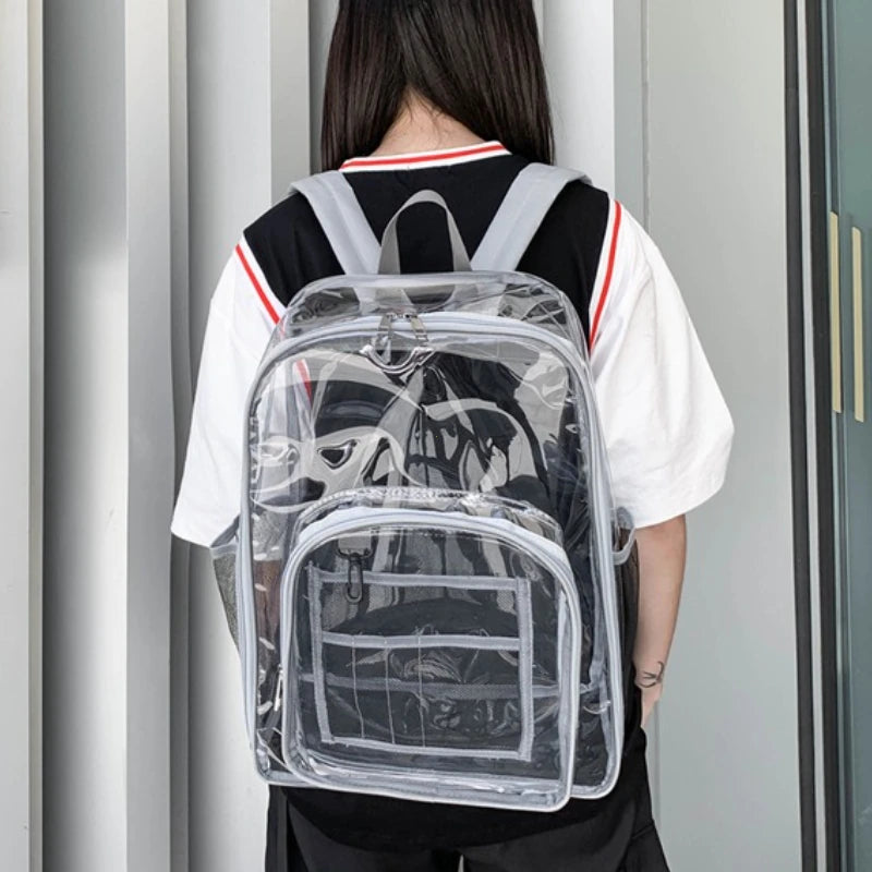 Crystal Carry All – Sleek, Spacious & Splash-Proof Style!