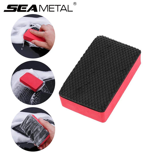 SEAMETAL Car Wash Mud Cleaner Magic Clay Bar Sponge Block Pad Remove Contaminants Before Polisher Wax For Car Wash Accessories