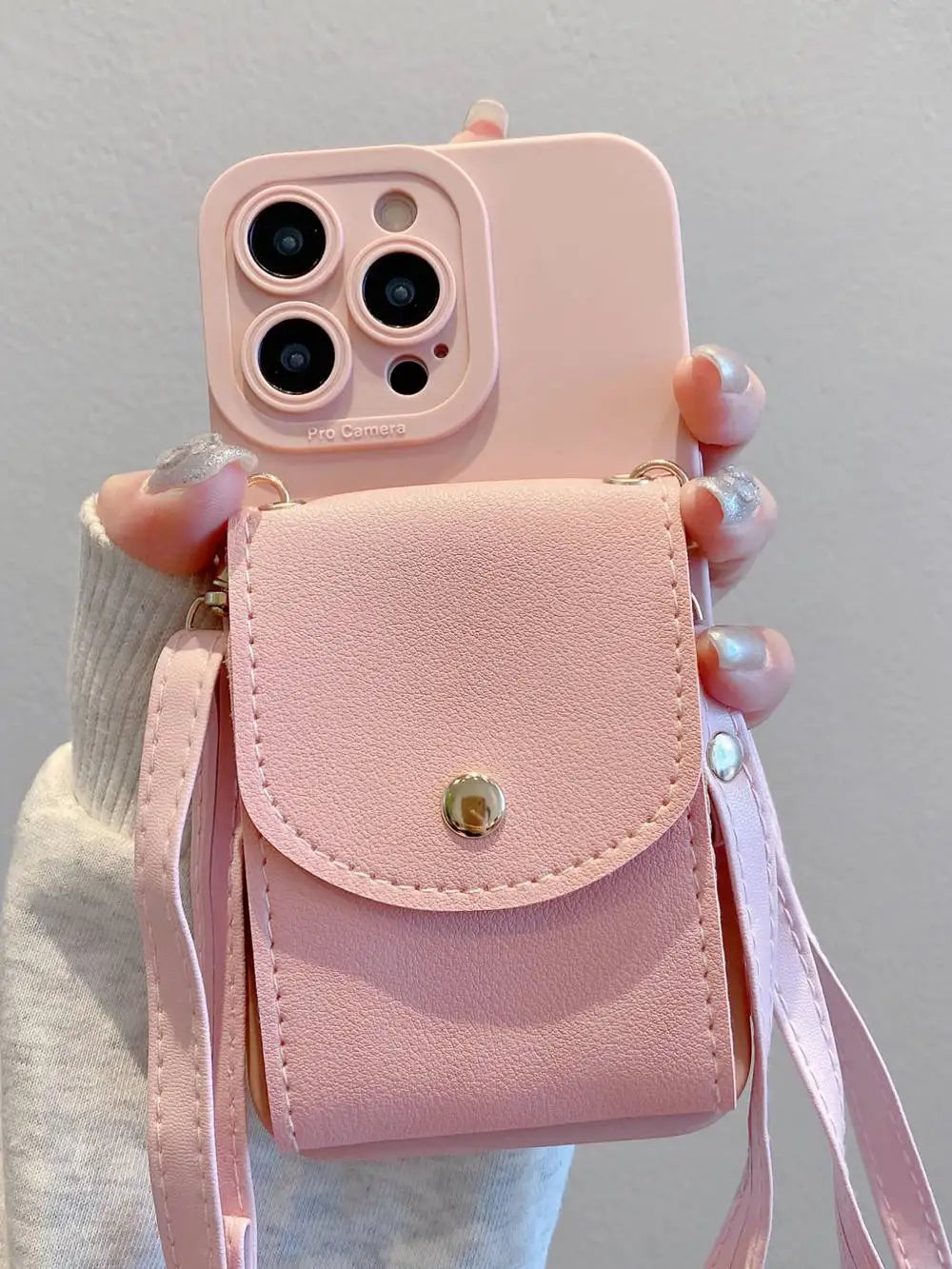 Wallet Leather Crossbody Neckband Lanyard Phone Case for iPhone 16 11 15 13 14 Pro Max XR X XS Max Multi Card Slot Purse Cover
