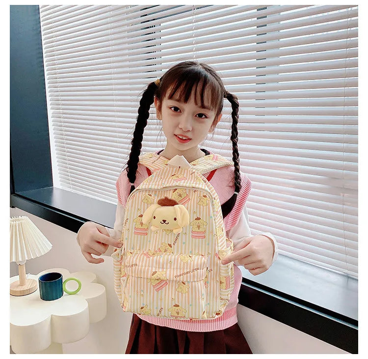Sanrio Star Squad Backpack – Hello Kitty, Kuromi & Cinnamoroll Cutie Carry for Kids & College!