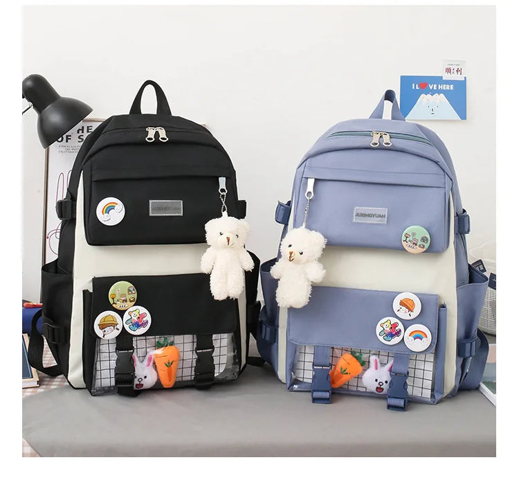 Mega School Backpack Set – Bold, Roomy & Class-Ready!