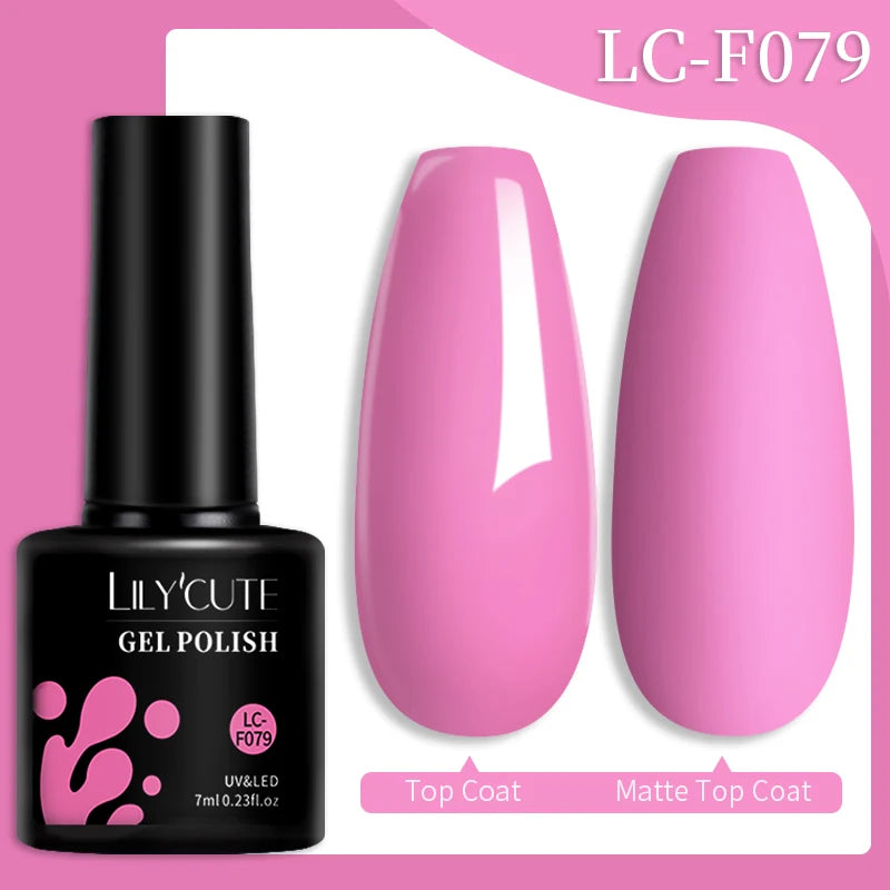 LILYCUTE Color Explosion – 184 Shades of Long-Lasting Gel Polish with Red Glitter Magic
