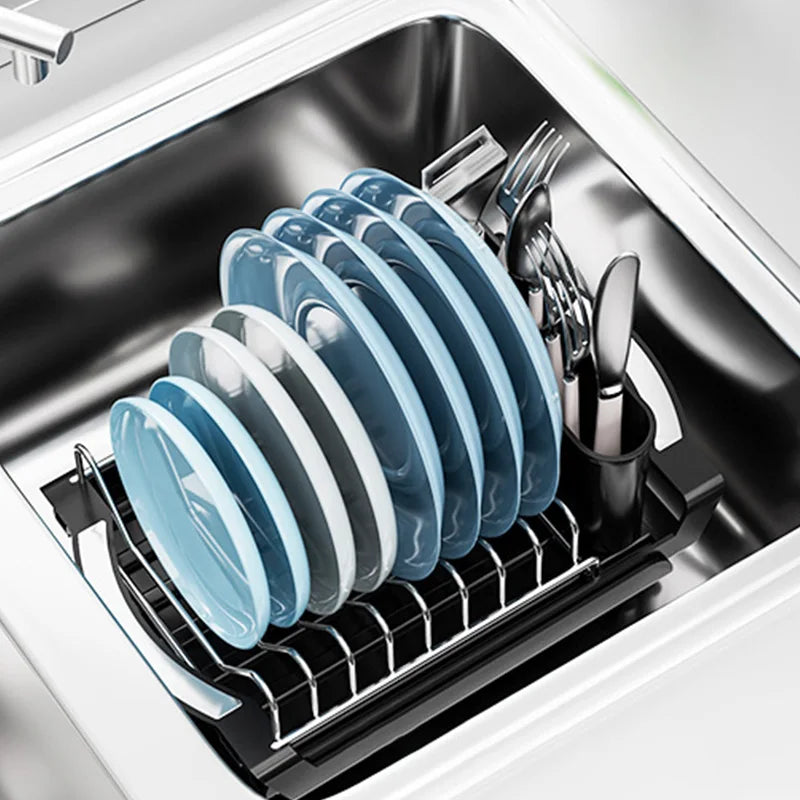 Kitchen Dish Rack Multifunctional Bowl And Dish Holders Cup Chopsticks Drain Kitchen Storage Rack Storage For Kitchen Organizers
