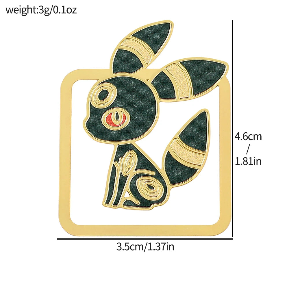 Cute Pokémon Bookmarks – 3D Cartoon Page Markers for Kids, Fans & Stationery Collectors