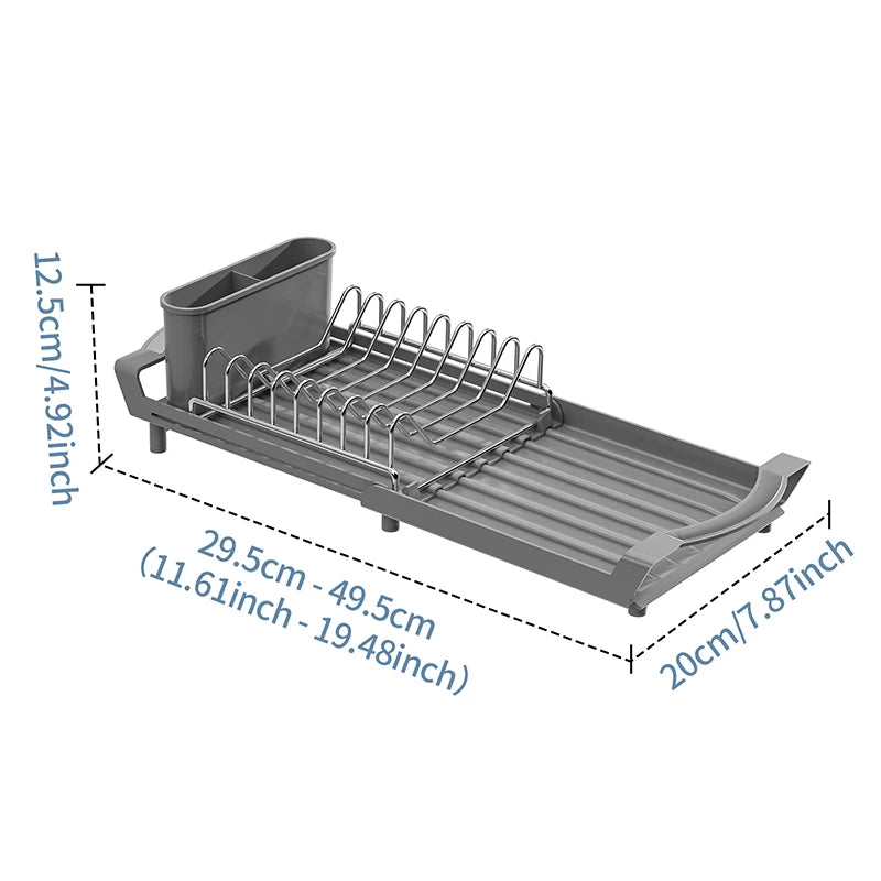 Kitchen Dish Rack Multifunctional Bowl And Dish Holders Cup Chopsticks Drain Kitchen Storage Rack Storage For Kitchen Organizers
