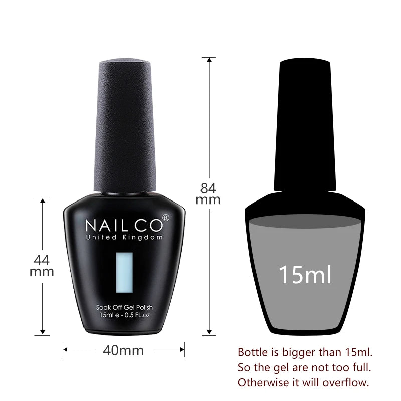NAILCO Macaron Gel Nail Kit – 10PCS Jelly Colors for Soft, Glossy Manicures