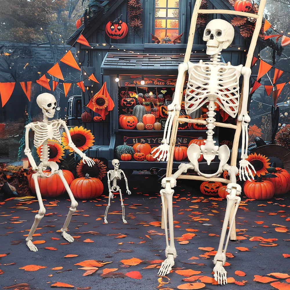 Halloween Skeleton Man Skeleton Simulation Human Skeleton Ghost House Party Decoration Decoration Prop Horror Skeleton