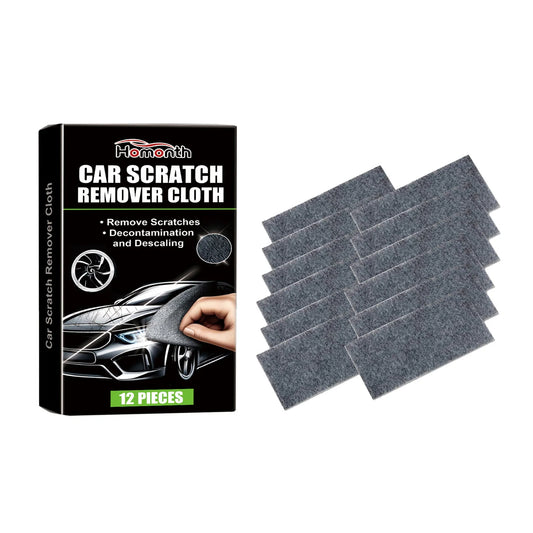 12pcs Car Scratches Remover Cloth Easy to Use Lightweight Scratch Cleaning Maintenance Suitable for All Kinds of Cars