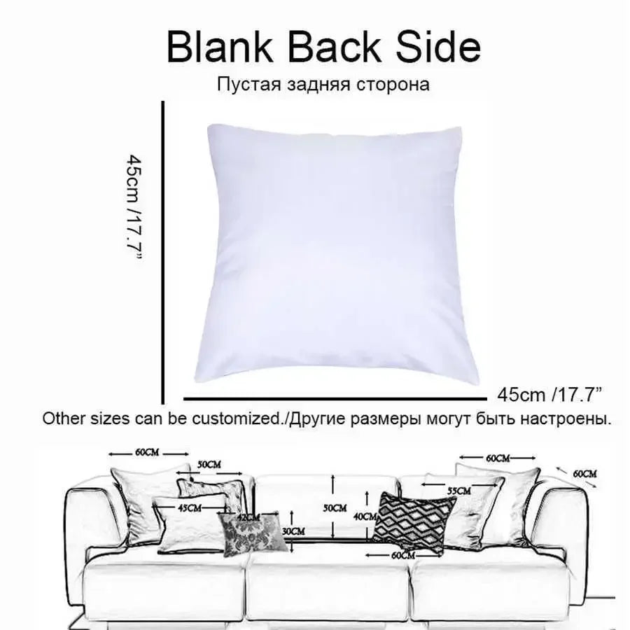 Cute Stitch Pillow Covers Cartoon Sofa Decorative Home Double-sided Printing Short Plush Cute Cushion Cover