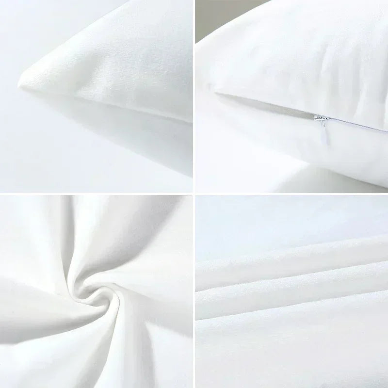Rural Floral Blessing PillowcasesBedroom Living Room Sofa Home Decor Polyester Cushion Cover with Zipper
