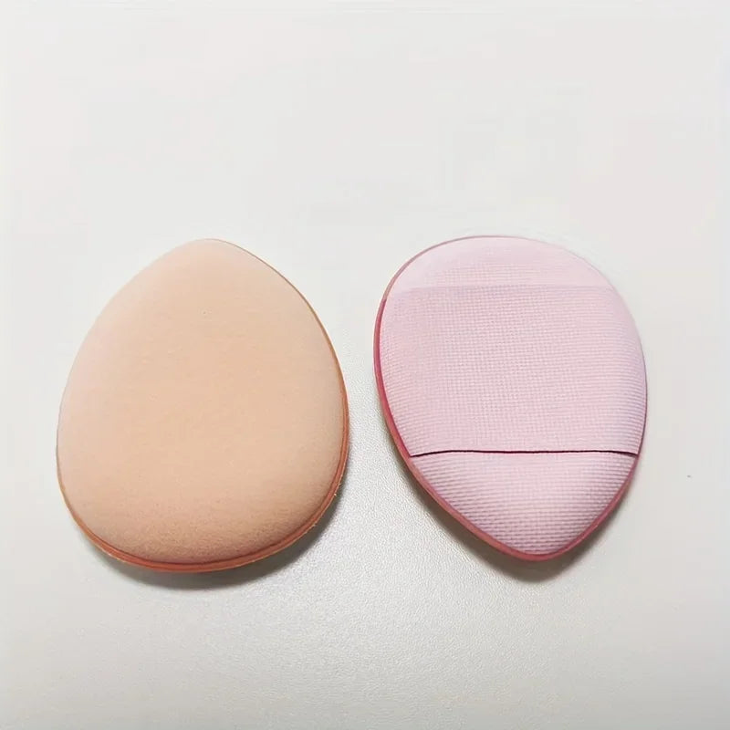 50pcs Mini Finger Sponge Powder Puff Pink Mini Size Finger Puff Set Foundation Cream Concealer Applicator Finger Cushion Sponge