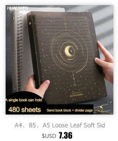 Multi-Style Spiral Notebook Set – A5/A6/B5 Journals with Lined, Dot, Grid & Blank Pages for School, Office & Creative Stationery Lovers
