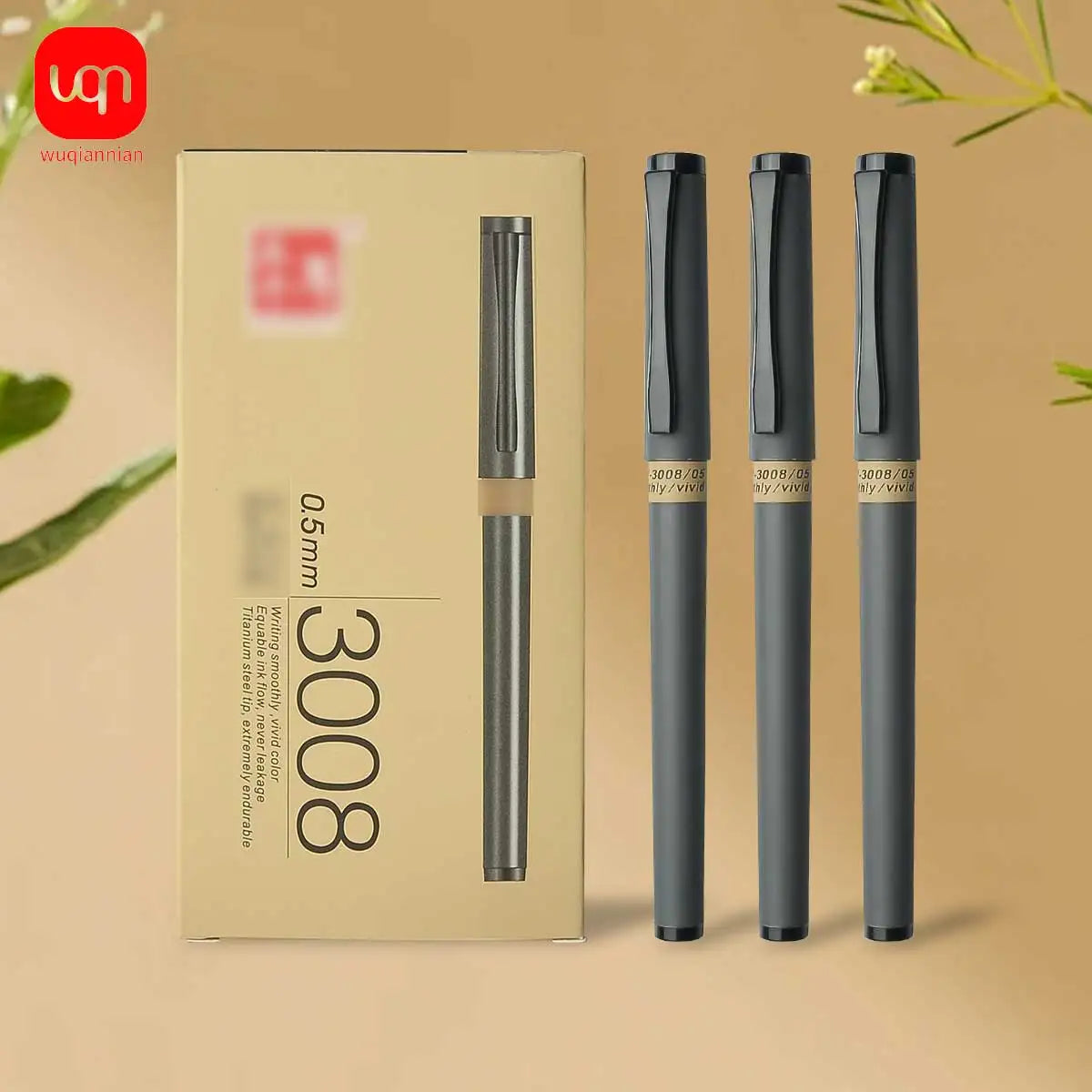 Office Neutral Pen 0.5mm High-end atmospheric design calligraphy pen writing smooth durable school and office supplies