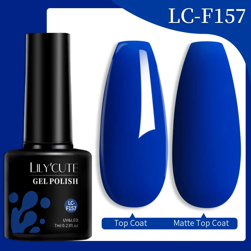 LILYCUTE Color Explosion – 184 Shades of Long-Lasting Gel Polish with Red Glitter Magic