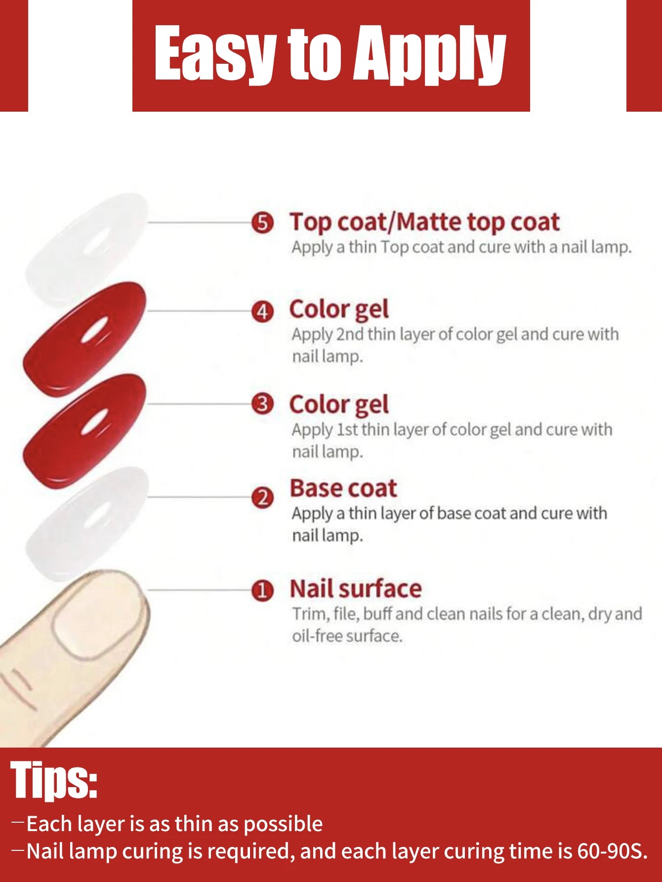 MIANEL 3-in-1 Gel Nail Polish – One-Step Formula for Vibrant Summer Nails