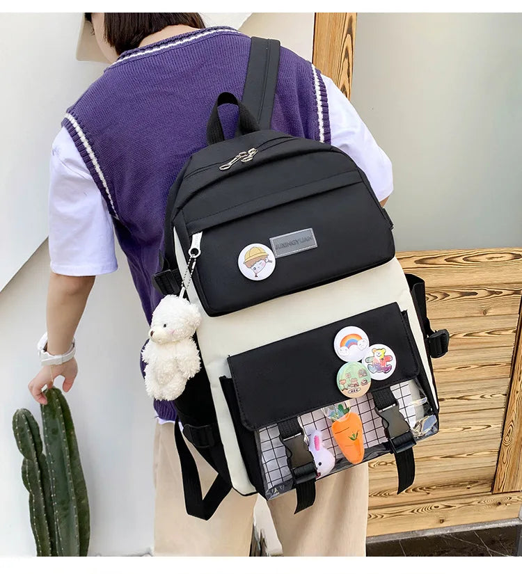Mega School Backpack Set – Bold, Roomy & Class-Ready!