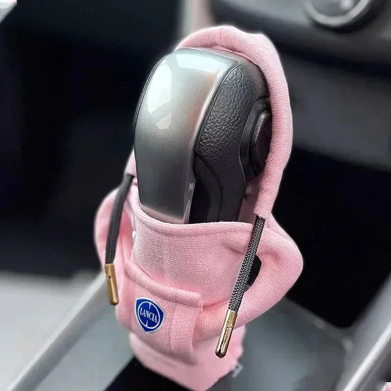 Gearshift Hoodie Car Gear Shift Knob Cover Sweatshirt Change Lever Cover For Lancia Delta Flavia Phedra Thema Thesis Voyager