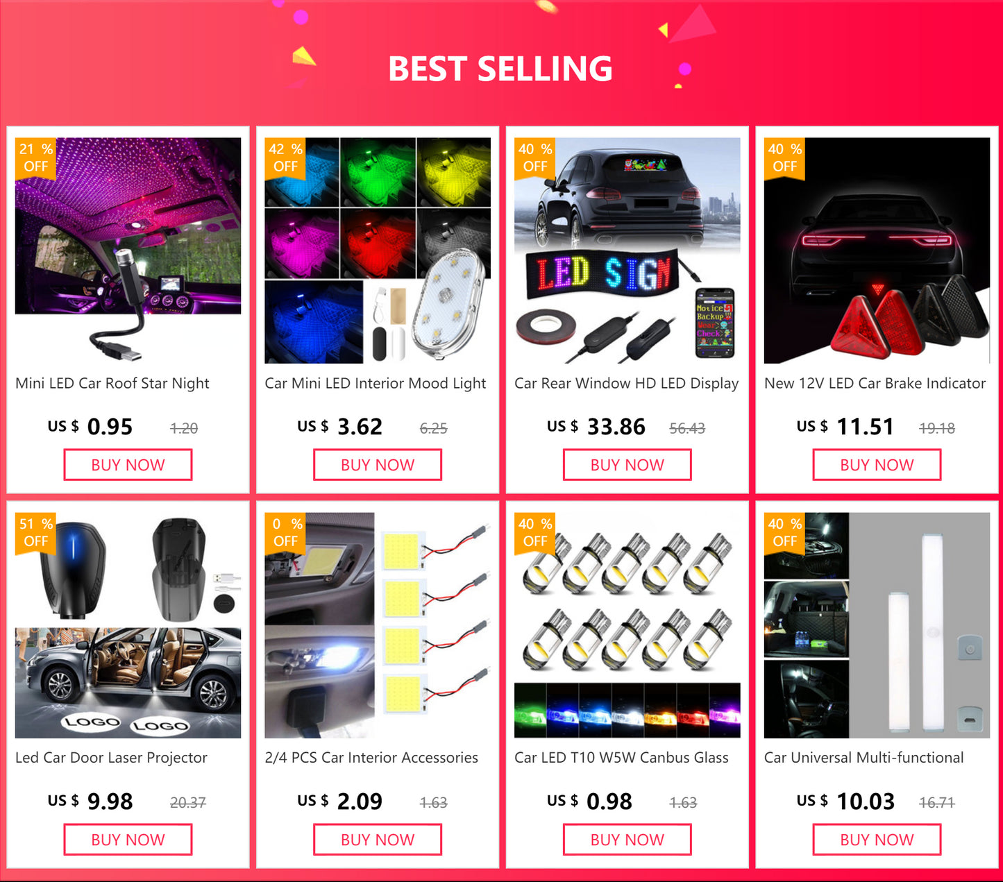 Mini LED Galaxy Projector – USB Star Light for Car & Room Ceiling