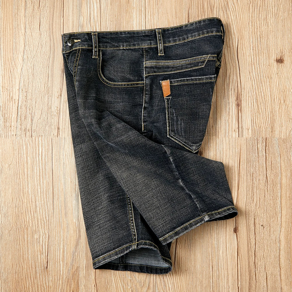 Men’s Summer Denim Shorts – Stretchy, Stylish & Built to Move!