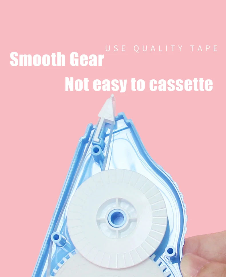 6-Pack Large Capacity Correction Tape – 2834.65 Inches Total, Affordable White Tape for Students & School Supplies